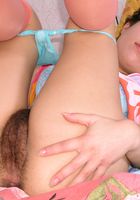 Naughty babe Angel teases with her panties and thick hairy pussy, Angel (ang083) ATK Exotics: Angel (Naughty babe Angel teases with her panties and thick hairy pussy)