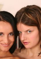 ATK Exotics: Diana (Naughty lesbian babes Claudia and Diana have fun with a dildo.)