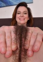 Emma spreads and gapes her pink hairy man pleaser., Emma Evins (emm030) ATK Natural & Hairy: Emma Evins (Emma spreads and gapes her pink hairy man pleaser.)
