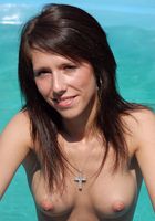 Hairy babe Nikol gets naked outdoors and takes a swim, Nikol (nik064) ATK Archives: Nikol (Hairy babe Nikol gets naked outdoors and takes a swim)